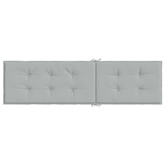 vidaXL Poduszka na leżak, jasnoszary melanż, (75+105)x50x3 cm, tkanina