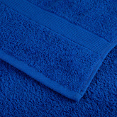 Ręczniki premium, SOLUND, 10 szt., niebieskie, 100x200 cm, 600 g/m?