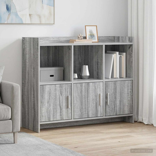Bufet Szary Sonoma 98,5 x 33 x 80 cm Drewno inżynieryjne