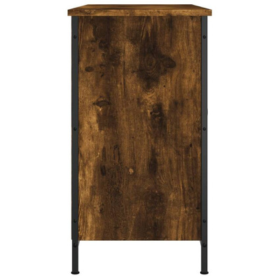 vidaXL Szafka pod TV, przydymiony dąb, 100x35x65 cm