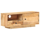 vidaXL Szafka pod TV, 90x30x35 cm, lite drewno mango