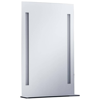 vidaXL Ścienne lustro łazienkowe z LED, z półką, 60 x 80 cm