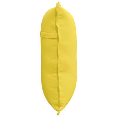 Poduszka na plecy Jasnożółty 60 x 19 x 50 cm tkanina