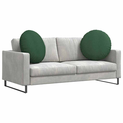 Poduszki na siedziska 2 pcs Ciemna zieleń ? 80 cm
