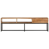 vidaXL Szafka pod TV, 160x30x45 cm, lite drewno akacjowe
