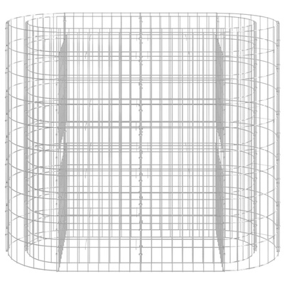 vidaXL Podwyższona donica gabionowa, galwanizowane żelazo, 120x50x100