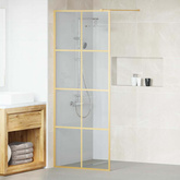 Ściana prysznicowa typu walk-in złoty 80 x 195 cm