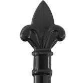 Brama dwuskrzydłowa z grotami, 400 x 225 cm