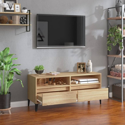 Szafka pod TV, dąb sonoma, 100x34,5x44,5 cm vidaXL