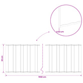 Krawężnik do trawnika 10 m x 30 cm Stal ocynkowana srebrny