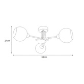 Lampa sufitowa K-JSL-1302/3 z serii FONS KAJA