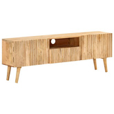 vidaXL Szafka pod TV, 140x30x49 cm, lite drewno mango