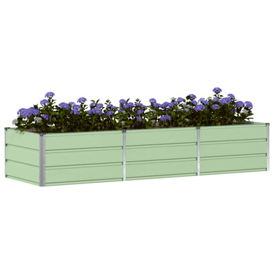 Donica Zielony 240 x 80 x 45 cm Stal