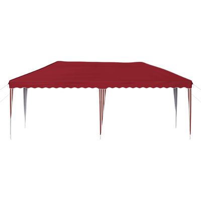 Namiot imprezowy rozkładany 575 x 290 x 245 cm bordowy