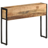 vidaXL Donica, 90x20x68 cm, surowe drewno mango