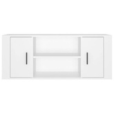 vidaXL Szafka pod TV, biała, 100x35x40 cm, materiał drewnopochodny