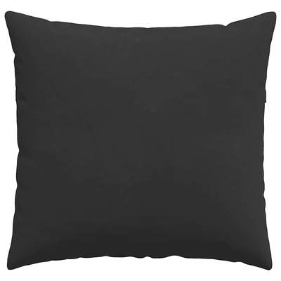 Poduszki na sofę 2 pcs Czarny 45 x 45 cm tkanina