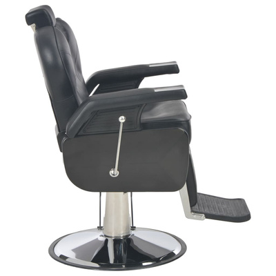 vidaXL Fotel barberski, czarny, 72x68x98 cm, sztuczna skóra