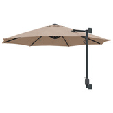 Parasolka ogrodowa Ze LED Lights Ciemnoszary 248 x 248 x 148 cm