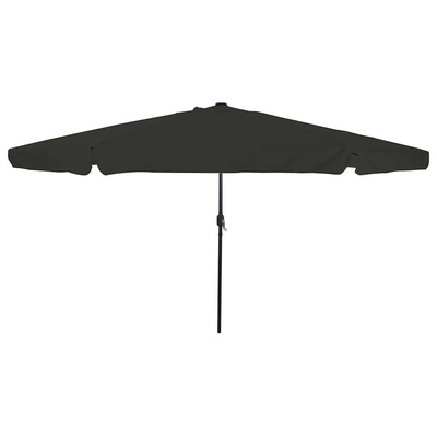 Parasolka ogrodowa Czarny 395 x 395 x 245 cm Poliester