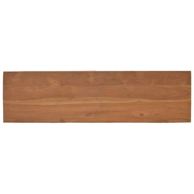 vidaXL Szafka z kółkami pod TV, 110x30x40 cm, lite drewno tekowe