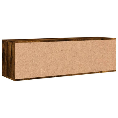 vidaXL Szafka pod TV, przydymiony dąb, 120x34x37 cm