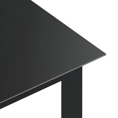 9-częściowy zestaw mebli ogrodowych, aluminium, antracytowy