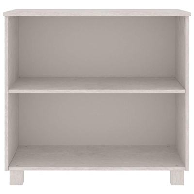 Szafka HAMAR, biała, 85x35x80 cm, lite drewno sosnowe