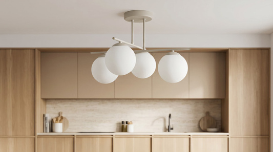 Lampa sufitowa na 4 źródła światła, kaszmirowa K-6043 z serii RAYA
