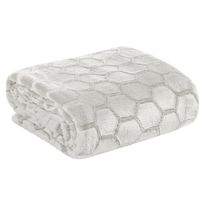 Koc Zoe srebrny 150x200