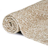 Dywany pokojowe Naturalne i białe 200 x 200 cm Juta