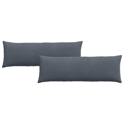 Poduszki na sofę 2 pcs Ciemnoszary 120 x 40 cm
