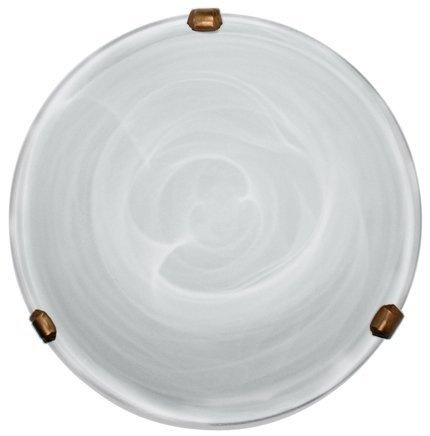 Lampa Sufitowa Candellux Duna 13-38701 Plafon Biały Uchwyt Patyna