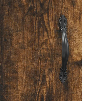 vidaXL Biurko, przydymiony dąb, 140x50x75 cm, materiał drewnopochodny