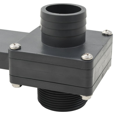 Zasuwowy zawór basenowy, 2 szt., 1,5"