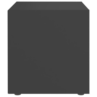 vidaXL Szafka pod TV, szara, 37x35x37 cm, materia drewnopochodny