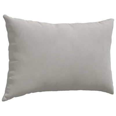 Poduszki na sofę 2 pcs Jasnoszary 60 x 40 cm tkanina