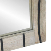Lustro łazienkowe Prostokątny Z lustrem Biały 50 x 2,5 x 70 cm
