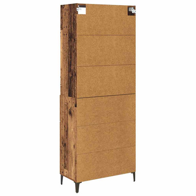 Highboard Stare drewno 69,5 x 34 x 180 cm Drewno inżynieryjne