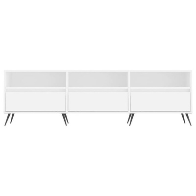 vidaXL Szafka pod TV, biała, 150x30x44,5 cm, materiał drewnopochodny wariant 4