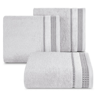 Ręcznik Amanda srebrny 70x140