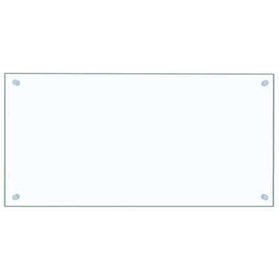 Panele ochronne do kuchni, przezroczyste 2 szt. 80x40 cm, szkło