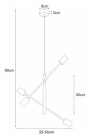 Lampa wisząca K-4750 z serii CAMARA