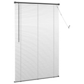 Żaluzja wenecka Srebrnoszary 150 x 80 cm 25 mm PVC