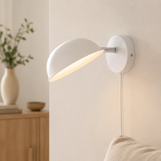 Lampa ścienna kinkiet 1X40W E14 biały DURIO 21-51448