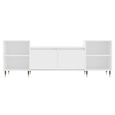 vidaXL Szafka pod TV, biała, 80x36x50 cm, materiał drewnopochodny wariant 14