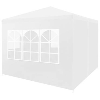 vidaXL Namiot imprezowy, 3 x 3 m, biały