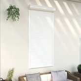 vidaXL Roleta zewnętrzna, aluminiowa, 100 x 210 cm, biała