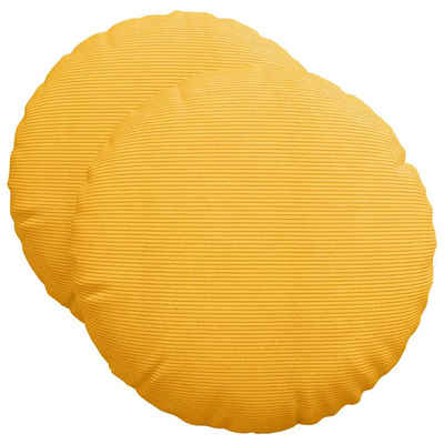 Poduszki na siedziska 2 pcs Jasnożółty ?50 x 19 cm