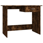 vidaXL Biurko, przydymiony dąb, 100x50x76 cm, materiał drewnopochodny model standard